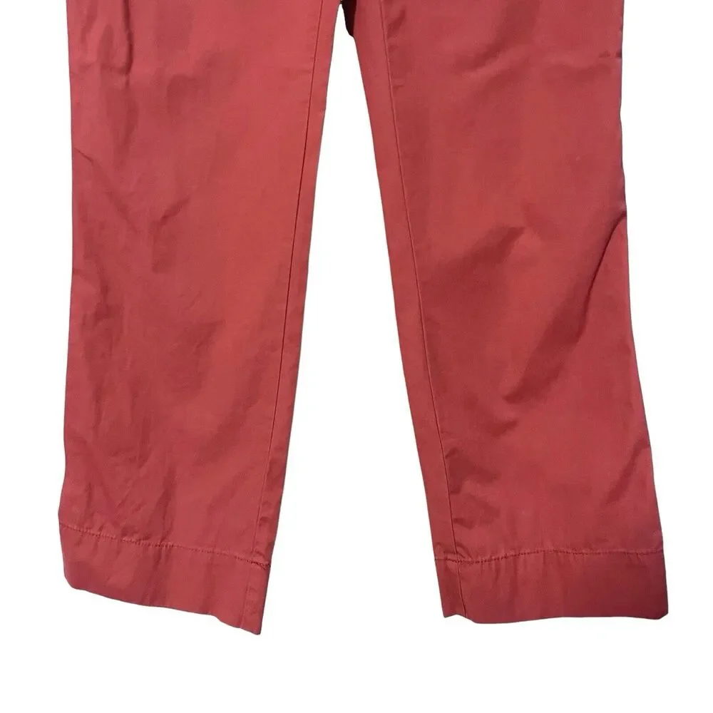 J. Crew Women’s Pants Size 0S Pink Classic Twill Chino Favorite Fit 100% Cotton - Picture 3 of 6